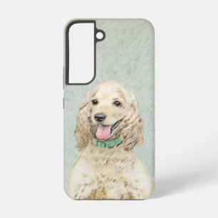 Cocker Spaniel Buff Painting - Original Dog Art Samsung Galaxy Case