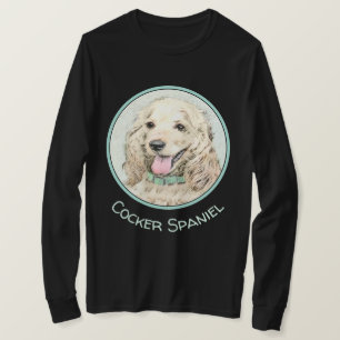 Cocker Spaniel Buff Painting - Original Dog Art T-Shirt