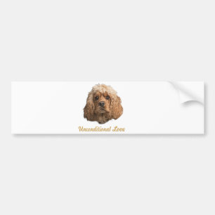 Cocker spaniel bumper sticker
