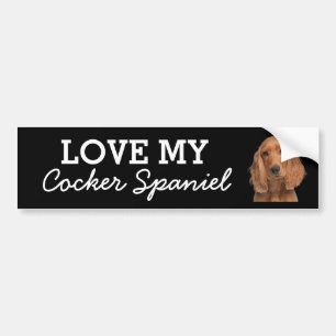 Cocker Spaniel bumper sticker