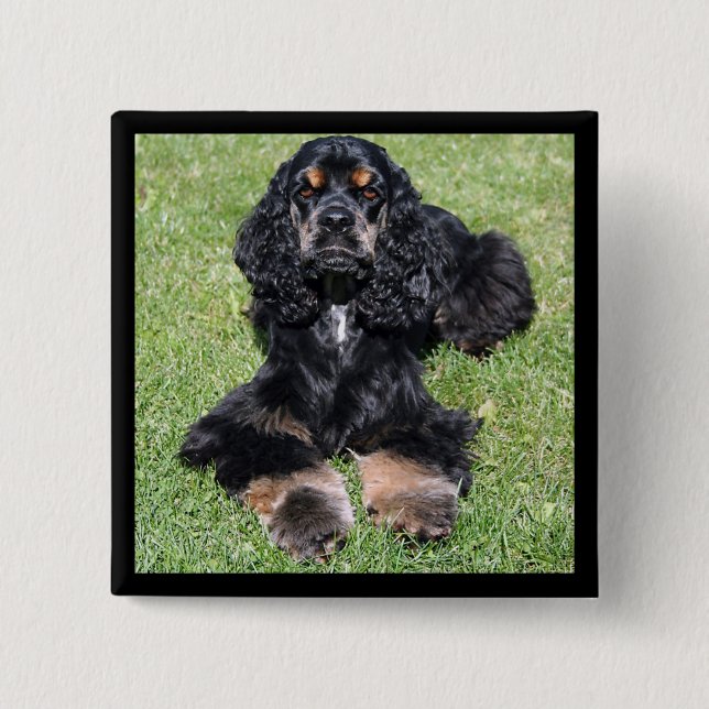 Cocker Spaniel Button (Front)