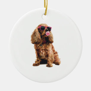 Cocker Spaniel Ceramic Ornament