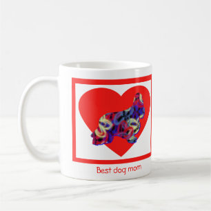 Cocker Spaniel Chien Rouge Saint Valentin Café Mug