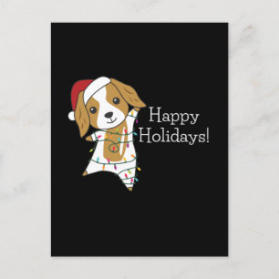 Cocker Spaniel Christmas Dog Winter Animals Dogs Holiday Postcard