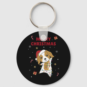 Cocker Spaniel Christmas Dog Winter Animals Dogs Keychain