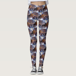 Cocker Spaniel Christmas Festive Season Leggings