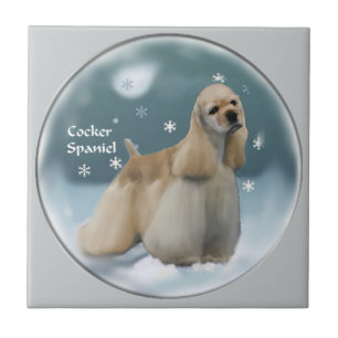 Cocker Spaniel Christmas Gifts Tile