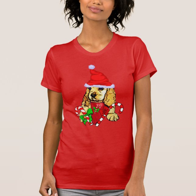Cocker Spaniel Christmas Merry T-Shirt (Front)