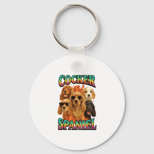 Cocker Spaniel Copy Keychain (Front)