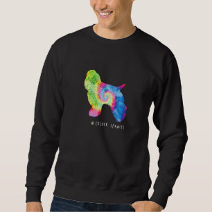 Cocker Spaniel Cute Puppy Pet Dog Owner Hippy Tie  Sweatshirt
