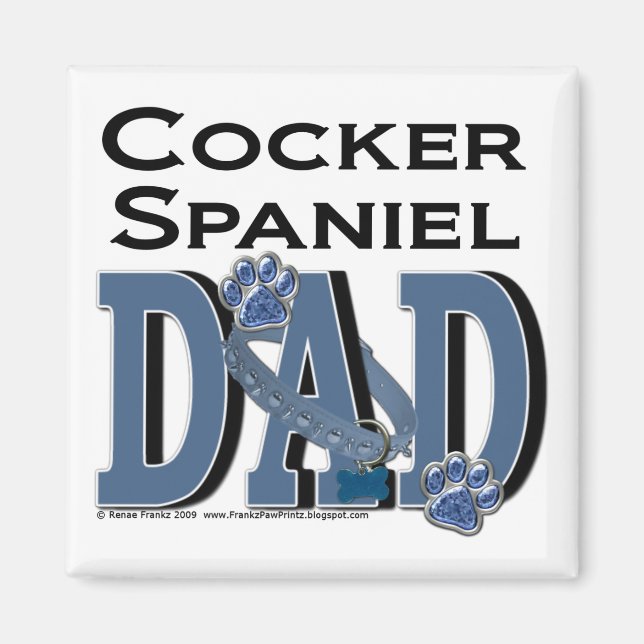 Cocker Spaniel DAD Magnet (Front)