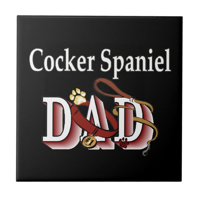 Cocker Spaniel DAD Tile (Front)