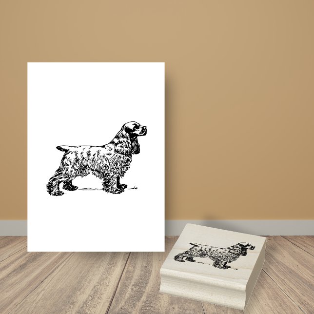 Cocker Spaniel Dog Breed Rubber Stamp (Creator Uploaded)
