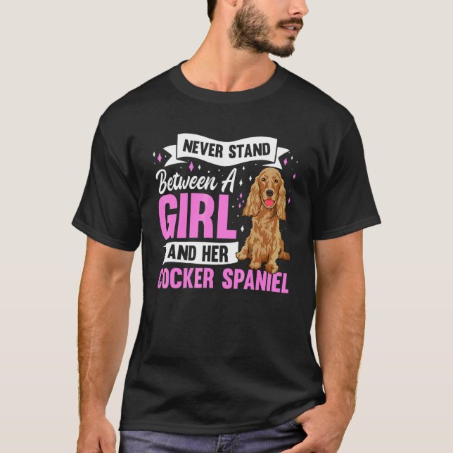 Cocker Spaniel Dog Outfit  Cocker Spaniel T-Shirt (Front)