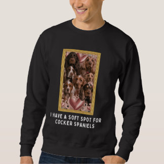Cocker Spaniel Dog Owner - Vintage funny Sweatshirt