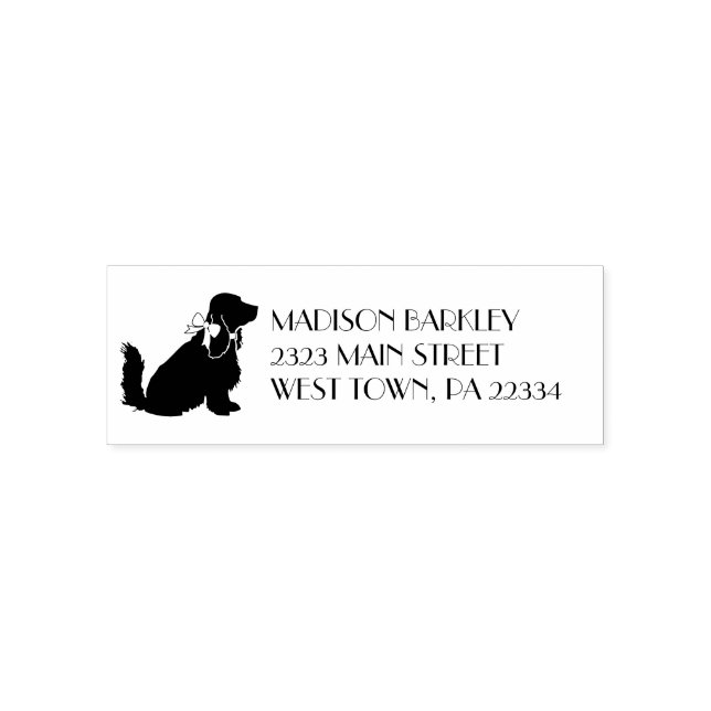 Cocker Spaniel Dog Puppy Self-inking Stamp (Design)