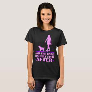Cocker Spaniel Dog She Lived Happily Ever After T-Shirt
