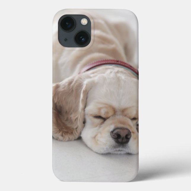 Cocker spaniel dog sleeping Case-Mate iPhone case (Back)
