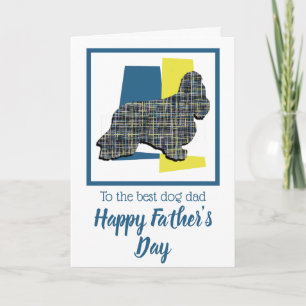Cocker Spaniel Dog TriColour Father’s Day Card