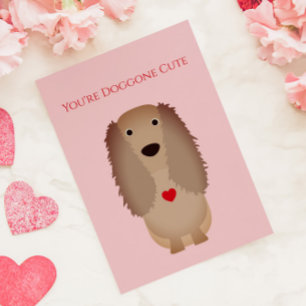 Cocker Spaniel Dog Valentine, Saint Valentin