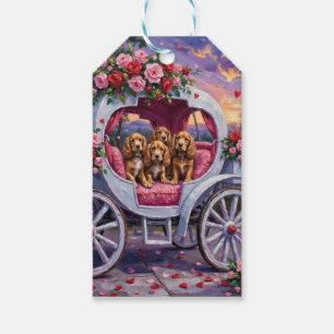 Cocker Spaniel Dog Valentine's Day  Gift Tags