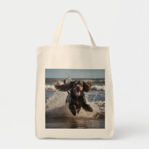 Cocker Spaniel Elegant Grocery Tote Bag