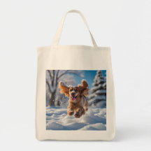 Cocker Spaniel Élégant Sac fourre-tout d'alimentat