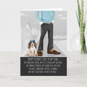 Cocker Spaniel from the Dog Father's Day Card