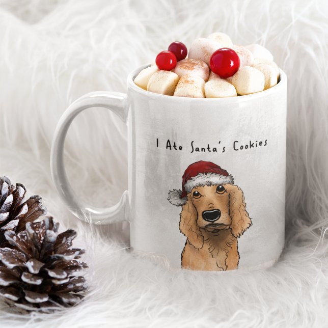Cocker Spaniel Funny Mug - Cadeaux de Noël (Créateur téléchargé)