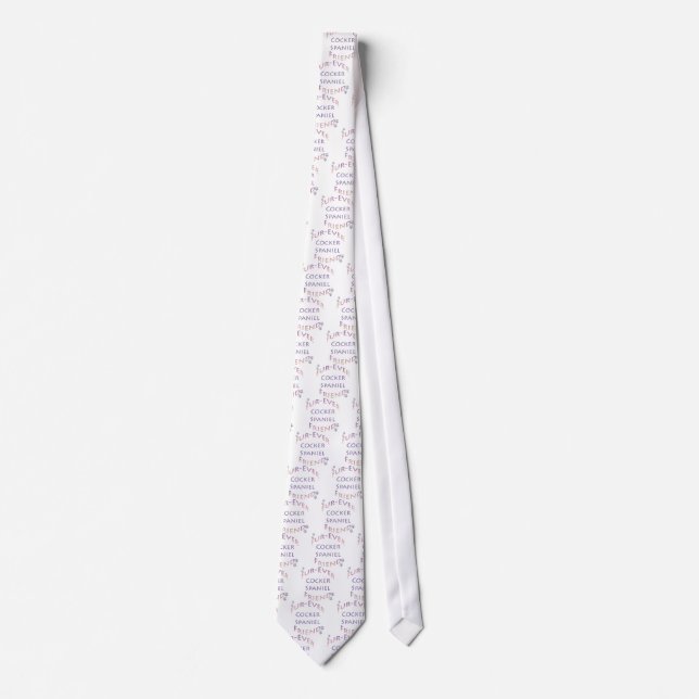 Cocker Spaniel Furever Tie (Front)