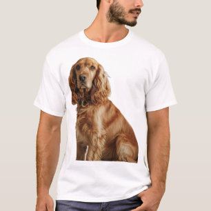 Cocker Spaniel Golden Portrait T-Shirt