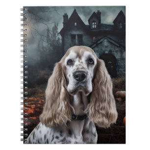 Cocker Spaniel Halloween Scary Notebook