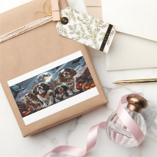 Cocker Spaniel Halloween Spooky Sticker