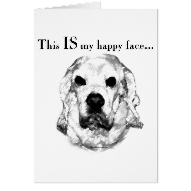 Cocker Spaniel Happy Face (Front)