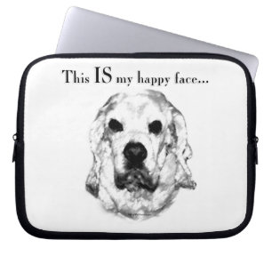 Cocker Spaniel Happy Face Laptop Sleeve