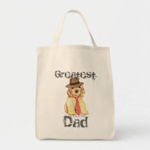 Cocker Spaniel Heart Dad Tote Bag