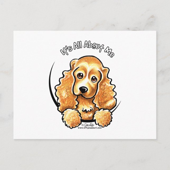 Cocker Spaniel IAAM Postcard (Front)