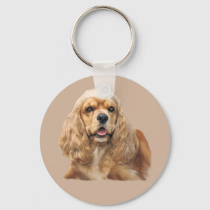 Cocker Spaniel Just Adorable Keychain