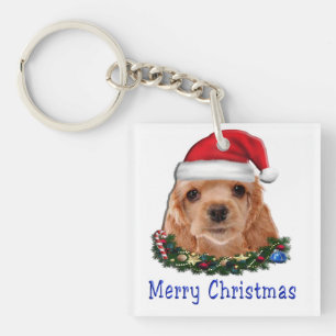 Cocker spaniel  keychain