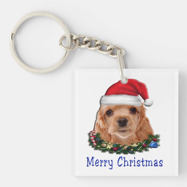 Cocker spaniel  keychain (Front)