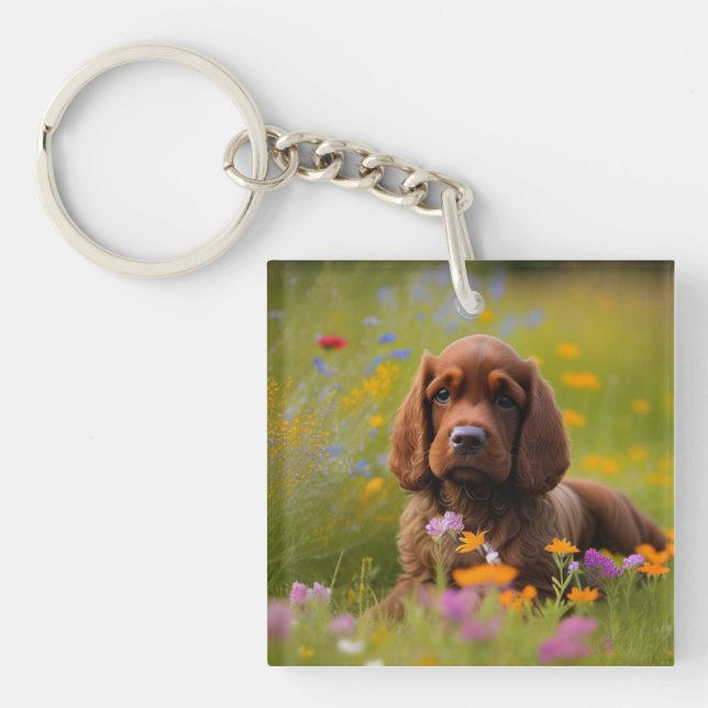 Cocker Spaniel Keychain (Front)
