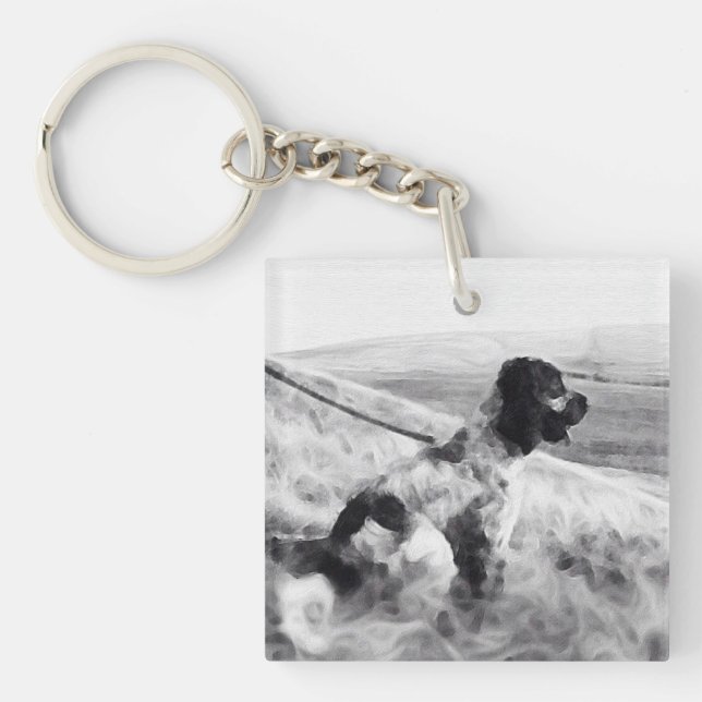Cocker Spaniel Keychain (Front)