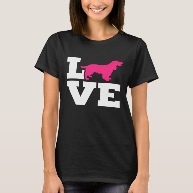 Cocker Spaniel Love   T-Shirt (Front)