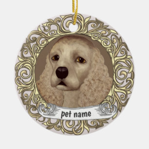 Cocker Spaniel Loving Memory ornament