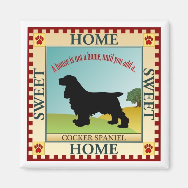 Cocker Spaniel Magnet (Front)