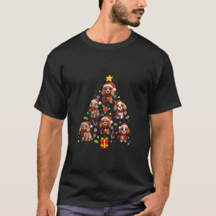 Cocker Spaniel Merry Christmas Tree Dog Ornament T T-Shirt