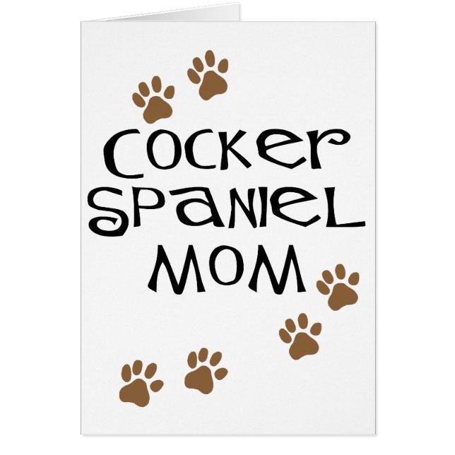 Cocker Spaniel Mom for Dog Moms (Front)