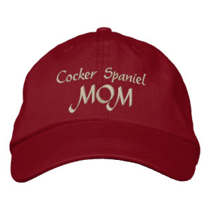 Cocker Spaniel MOM Gifts Embroidered Hat