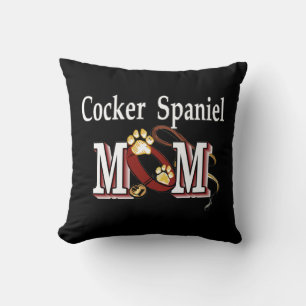 Cocker Spaniel Mom Gifts Throw Pillow
