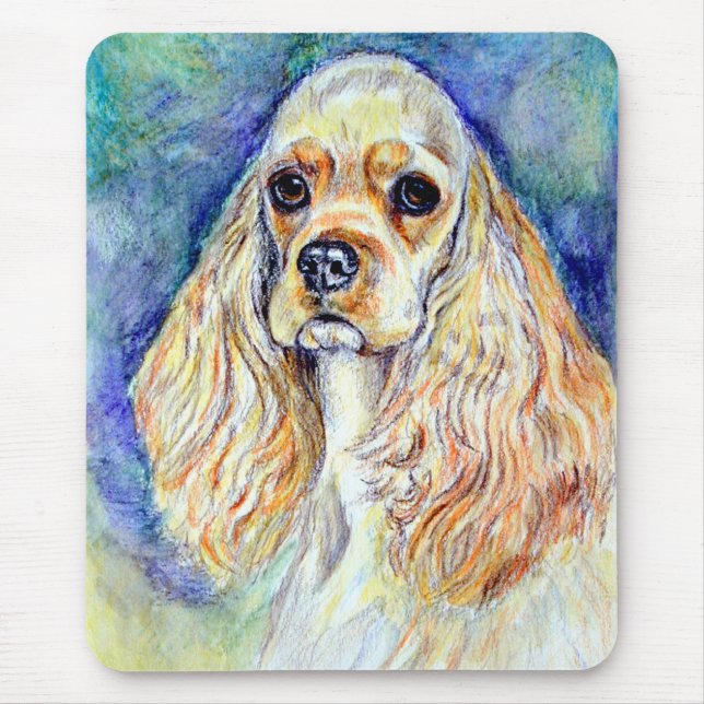 Cocker Spaniel Mouspad Mouse Pad (Front)